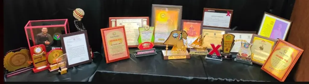 Awards and trophies received by Dilip Auti