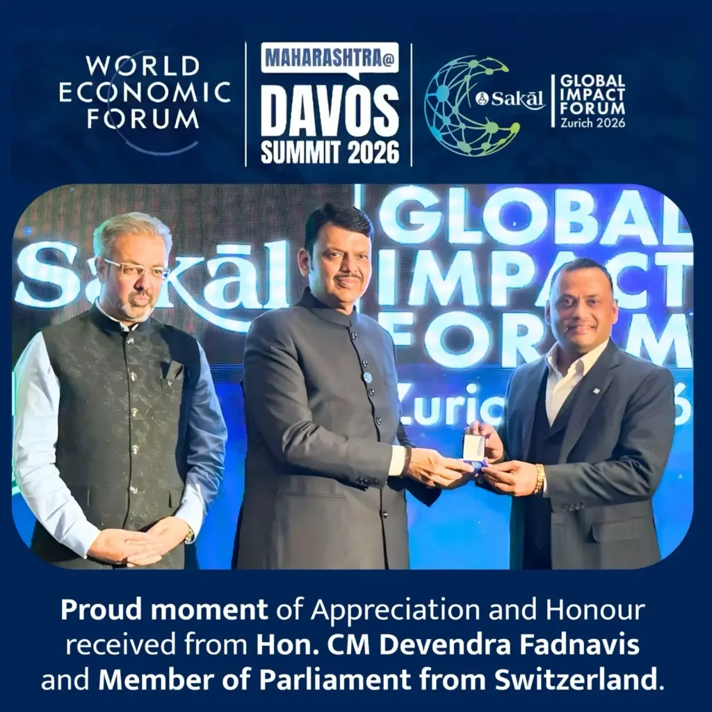 Dilip Auti at the World Economic Forum Global Impact Forum, Davos 2026