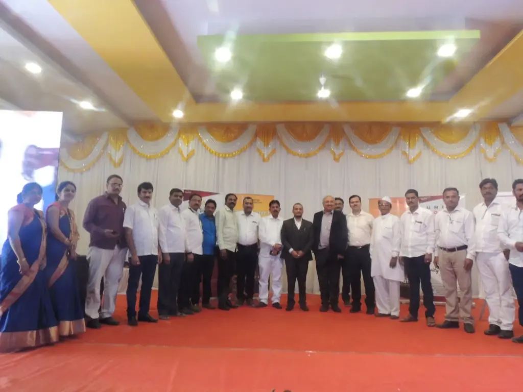 With organisers and participants after a felicitation programme