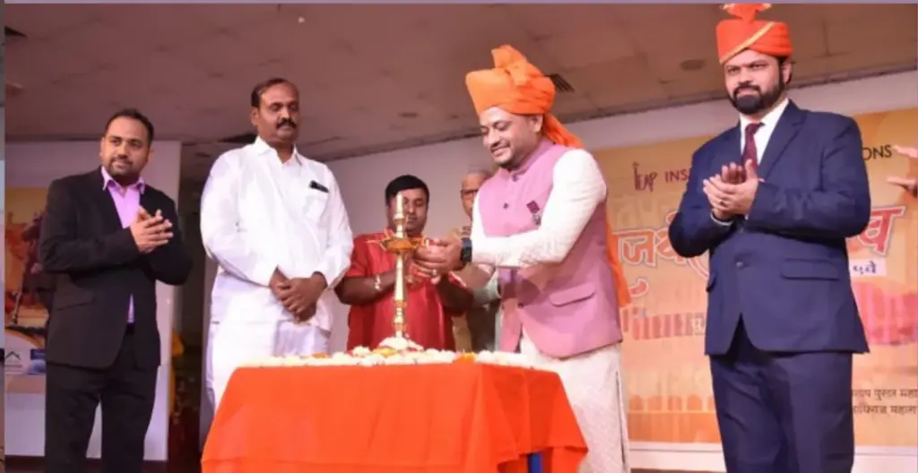 Chief guest at the international Shiv Jayanti celebration
